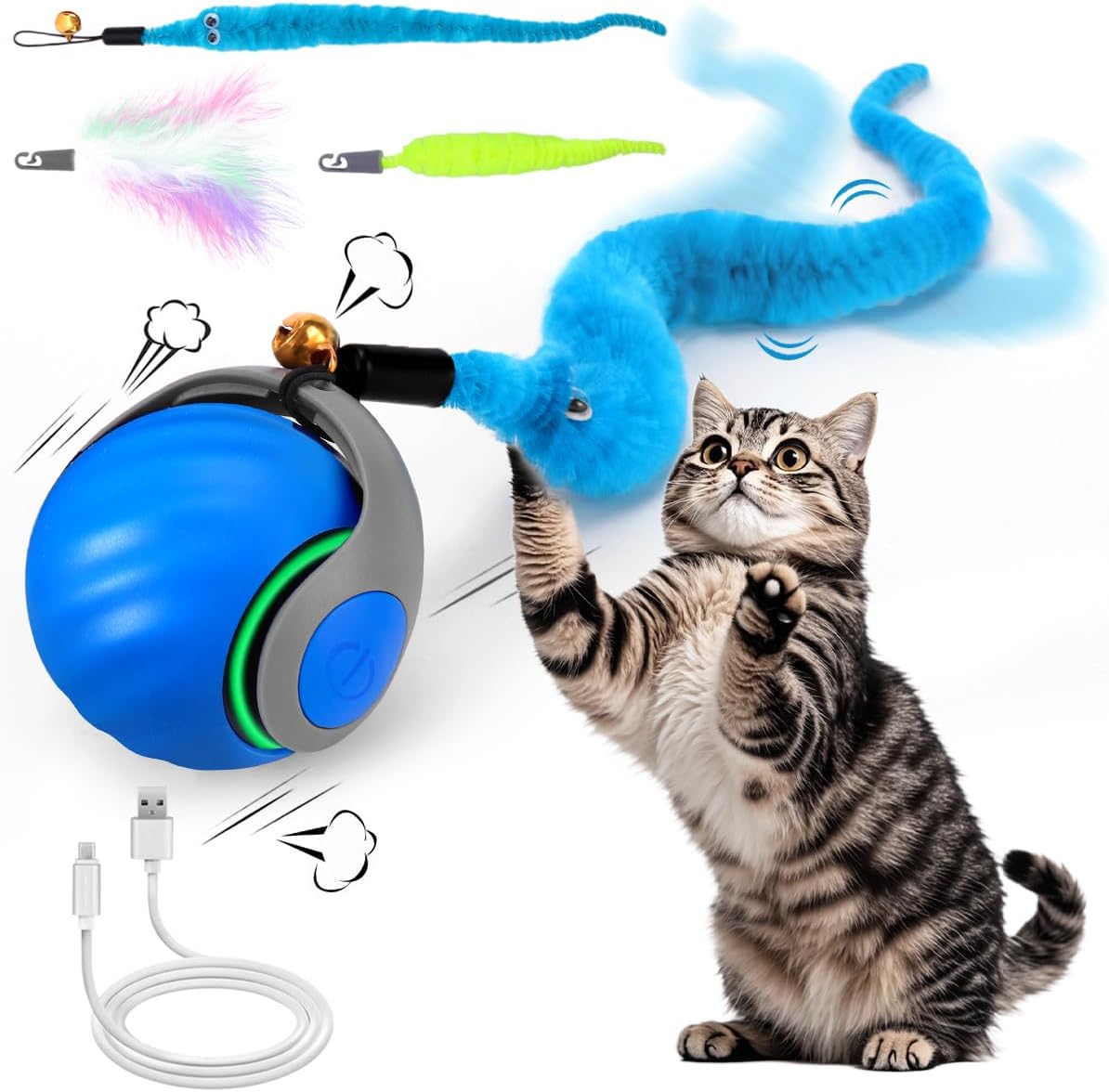 Interactive Cat Toy Ball